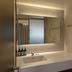 Hotel Londoner Gwanganlli bathroom vanity with mirror, sink and toiletries in Busan