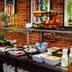 Leonardo Boutique Hotel Krakow Old Town buffet with fruit, pastries and breakfast dishes in Krakow