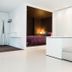 Hotel Villa Klemm - Wiesbaden City room with bed alcove, chaise lounge and bright minimalist interior in Wiesbaden