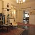 Hotel Weisses Haus in Bad Kissingen lobby seating area with ornate chairs and chandelier