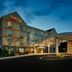 Fairfield Inn by Marriott Myrtle Beach Broadway at the Beach exterior entrance at dusk