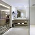 Hotel Charleroi Airport - Van Der Valk bathroom with walk-in shower and double vanity, Charleroi