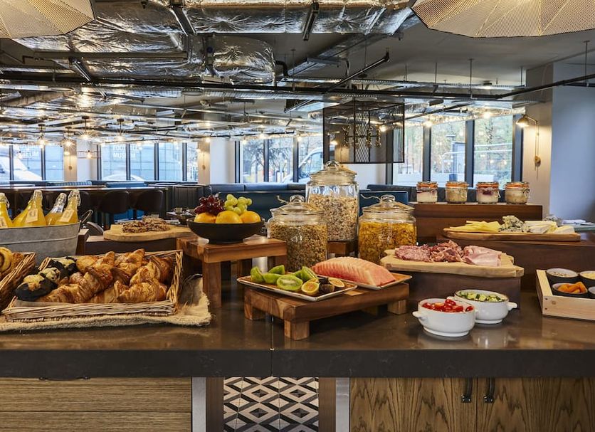 Hotel Indigo Manchester - Victoria Station By IHG buffet spread with pastries, fruit and cereals in Manchester