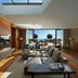 Mandarin Oriental, Bodrum lounge with sea view, skylight, sofa seating and terrace doors