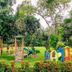 Bosque do Porto Praia Hotel in Porto Seguro playground with slides and climbing structures amid lush greenery