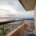 Royal Teos Thermal Resort Clinic & Spa in Seferihisar balcony with sea view and lounge chairs