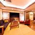 Miyako Gero Hot Spring in Gero, tatami lounge with sofa, coffee table and garden-style seating