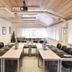 Hotel-Restaurant Barbarossahof in Kaiserslautern meeting room with U-shaped conference tables and projector