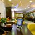 Al Khoory Hotel Apartments Al Barsha lobby lounge in Dubai with seating and a reception desk