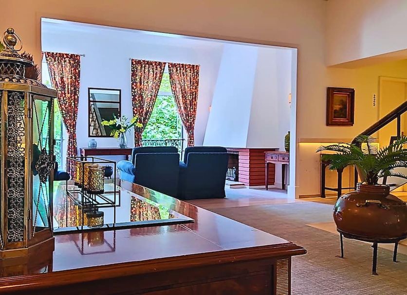 Grande Hotel das Caldas da Felgueira lobby lounge in Nelas with seating and garden view