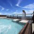 Fullon Hotel Hualien in Hualien City rooftop hot tub with ocean view and blue sky