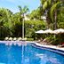 Bahia Principe Escape Sian Ka'an - Adults Only pool surrounded by palm trees in Akumal