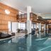 Schlosshotel Fiss indoor pool with modern spa interior in Fiss