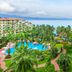Velas Vallarta in Puerto Vallarta with tropical gardens, pools, and ocean views between resort buildings