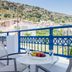 Balcony with mountain and village views at Argyro Rent Rooms in Kritsa