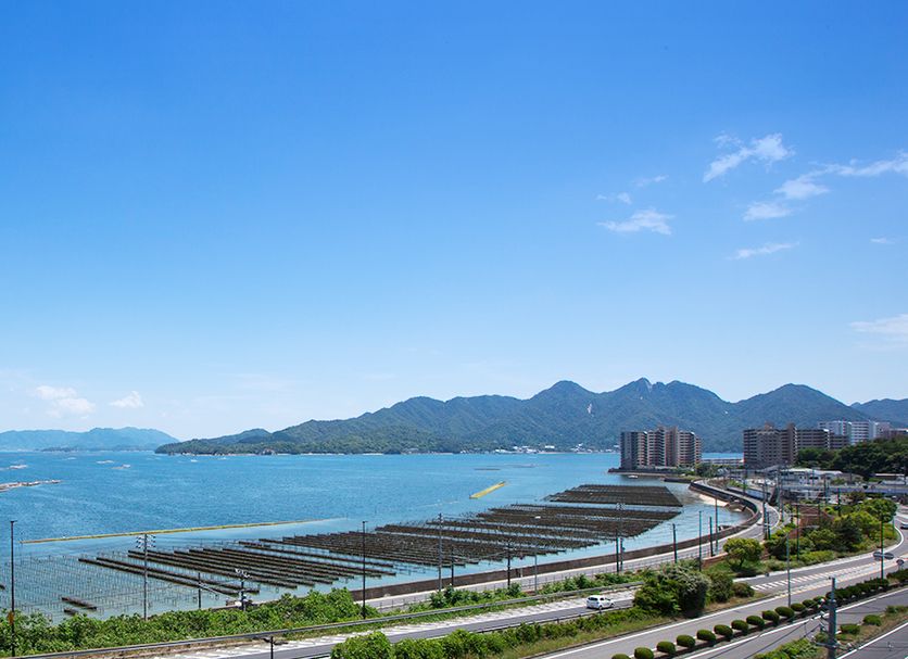 Global Resort Miyajima View Hiroshima in Hatsukaichi with wide bay and mountain views from the coast
